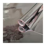 d-c-fix papier adhésif pour meuble métallique brillant Argent - film autocollant décoratif rouleau vinyle - pour cuisine, porte - décoration revêtement peint stickers collant - 45 cm x 1,5 m