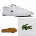Mens Lacoste Angha 418 Cushioned Low Profile Trainers In White