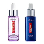 L’Oréal Paris Revitalift – Duo de Sérums Filler & Laser Anti-âge – Acide Hyaluronique Pur & Rétinol Pur – 2x 30 ml
