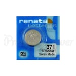 1 x Renata 371 Silver oxide battery 1.55V SR920SW Watch SR69 0% Mercury
