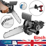 6'' Electric Drill Modified To Electric Chainsaw Saw Power Tool Attachment UK