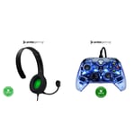 PDP LVL30 Chat Headset for XBO Black + PDP Afterglow Wired Controller Xbox series XIS, Multicolor