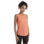 Icebreaker Ärmlös T-shirt Merino 125 Cool-lite Sphere Iii Tank Orange S Kvinna