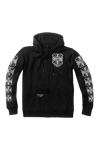 West Coast Choppers Dominator Zip Hoodie Svart""