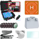 Mini 4 Pro Accessoires 7-In-1 Kit, Mini 4 Pro Valise Bicouche, Nd Filtre Set, Piste D'atterrissage, Sangle, Rc 2 Pare Soleil, Capuchon D'objectif, Protecteurs D'écran Pour Dji Mini[Pho064000]