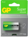 GP Super Alkaline G-TECH D/LR20 Batterier 2-Pack