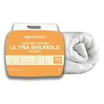 Night Comfort Easy Care 16.5 Tog Winter Single Duvet Quilt - Ultra Snuggle Anti Allergy Extreme Warm Goose Down Alternative Duvet for Modern Bedding - (200cmx135cm, White)