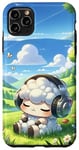 iPhone 11 Pro Max Kawaii Sheep Headphones: The Sheep's Rhythm Case