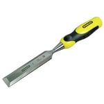 Stanley 0-16-879 Dynagrip Chisel with Strike Cap, Yellow, 25mm