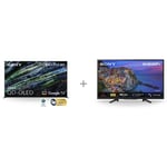 Sony A95L 77" 4K QD-OLED Google TV + Sony KD-32W804 HD Android TV -tuotepaketti