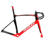 Ridley Bikes Noah Fast Disc Frameset - Black / Red White Large 42cm Bars 110mm Stem Black/Red/White