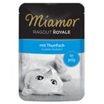 Miamor Ragout Royale in Gravy tai Jelly -säästöpakkaus 44 x 100 g - tonnikala, in Jelly