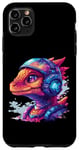 iPhone 11 Pro Max Dragon DJ with Headphones Lover Case