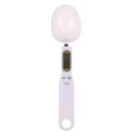 KingbeefLIU Spoon Portable Measuring Spoon Digital Electronic Scale Weighing Home Kitchen Supplies White