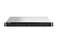 QNAP TS-464 - NAS-server - 4 brønner - kan monteres i rack - SATA 6Gb/s - RAID RAID 0, 1, 5, 6, 10, JBOD - RAM 8 GB - 2.5 Gigabit Ethernet - iSCSI støtte - 1U