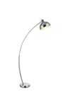 Arco Curved Arched Standing Floor Lamp With Bell Shade,
