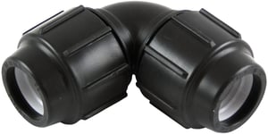Regab PP-PEM-koppling Vinkel 32x32mm Plast