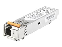 Startech.Com Dell Emc Sfp-1G-Bx10-U Compatible Sfp Module, 1000Base-Bx-U, 1 Gigabit Ethernet Bi-Directional (Bidi) Fiber Single Strand Sfp, Lc 10Km, Mini Gbic Transceiver Module, Upstream - Lifetime Warranty (Sfp1gbx10ues) - Sfp-Sändar/Mottagarmodul