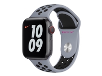 Apple 40mm Nike Sport Band - Klokkestropp for smart armbåndsur - Normal størrelse - obsidian dis / svart - for Watch (38 mm, 40 mm, 41 mm)