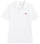 Levi's Men's Slim Housemark Polo Shirt, Bright White, M