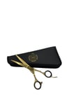 Foxy Locks Salon Professional Hair Extension Scissors - Black & Gold