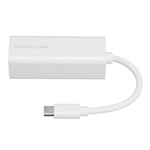 DC till USB C Adapter 65W PD DC till USB C Konverter DC Strömadapter 5.5X2.1mm Hona till USB C Hane Adapter Vit