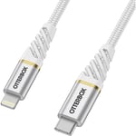Otterbox USB-C till Lightning Premium Fast Charge kabel 2m, White