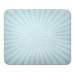 Mousepad Computer Notepad Office Blue Stripe Retro Pattern Ray Vintage Light Home School Game Player Computer Worker Inch