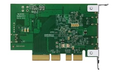 QNAP QXP-T32P - Adaptateur Thunderbolt - PCIe 3.0 x4 profil bas - Thunderbolt 3 x 2 - pour QNAP TVS-H1288X, TVS-H1688X