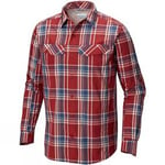 "Mens Silver Ridge Plaid Long Sleeve Shirt"