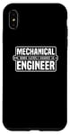 Coque pour iPhone XS Max Ingénieur mécanique drôle - Génie maléfique intelligemment
