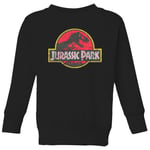 Jurassic Park Logo Vintage Kids' Sweatshirt - Black - 3-4 Years - Black