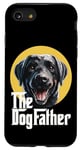 Coque pour iPhone SE (2020) / 7 / 8 The Dog Father Labrador Retriever Lab Dad Daddy Noir