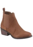 Women Boots Camel Faux Suede Chelsea Casual Ladies Shoes By City Walk UK 5 EU 38