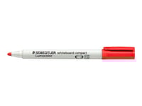 Staedtler Lumocolor Compact - Markering - För Glas, Whiteboard, Porslin - Svart - 1-2 Mm