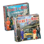 Ticket to Ride Bundle - Comprend Ticket to Ride London & Ticket to Ride New York [FR]