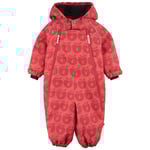 Småfolk Mönstrad Vinteroverall Rapture Rose | Rosa | 6-12 months