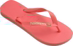 Havaianas Men's Brazil Logo Tropical Coral, 35/36