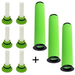 Scented Cartridge Freshener Tabs + 3 Filters for GTECH AirRam MK2 K9 Vacuum