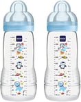 MAM Easy Active Baby Bottle with Fast Flow MAM Teats Size 3 Twin Pack of Baby...