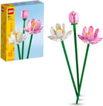 LEGO Creator Lotus Flowers Set, Bouquet Building Kit for Girls, Boys and... 