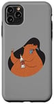 iPhone 11 Pro Max Bear with fish in mouth and bottle alcohol best angler Case