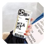 City Label Barcode Simple Letter Phone Case For iPhone X XS 11 Pro Max XR 6S 6 7 8 Plus New SE 2020 SE2 Silicon Clear Shockproof-Kbb-kddmia-For iPhone New SE 2
