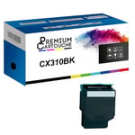 PREMIUM CARTOUCHE - x1 Toner - CX310BK (Noir) - Compatible pour Lexmark CX310dn, Lexmark CX310dnw, Lexmark CX310n, Lexmark CX410de,