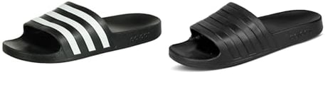 adidas Unisex Adilette Aqua Slides, Core Black/Ftwr White/Core Black, 9 UK Women's Adilette Aqua F35550 Slide Sandal, Core Black 000, 9 UK