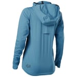 Fox Racing Mtb Flexair Water Jacket Blue XS Woman