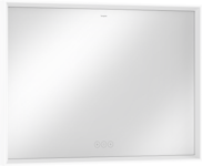 Hansgrohe Xarita E spejl med lys, dæmpbar, touch, 100 cm, mat hvid