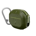 KeyBudz ElementProof-serie för Airpods 4:e generationen - skogsgrön