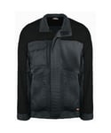 Dickies Everyday Mens Grey/Black Work Wear Jacket - Dark Grey - Size Large