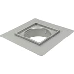 Overdel, lav-gulv: beton og fliser-ramme: 300x300 mm-syrefast